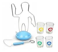 ADEPTNA Buzz Wire Game Steady Hand Challenge | Classic Electric Wire Loop Game with Buzzer | Fun Party Game, Secret Santa Gift, Christmas Stocking Filler Requires 2×AA Battery