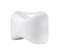 ADEPTNA Comfort Therapy Knee Pillows Memory Foam Leg Pillow with Elastic Strap for Side Sleepers Sciatica Pain Relief Back Leg Pain Knee Pain Pregnancy Hip and Joint Pain - with Washable Cover