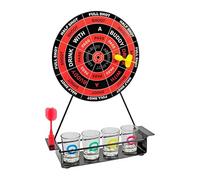 ADEPTNA Darts Drinking Game Set for Adults 4 Player Magnetic Dart Board with Shot Glasses Fun Party Game for Game Nights, Stag and Hen Parties, Adult Drinking Games, Bar Games, Gifts for Men and Women
