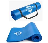ADEPTNA Extra Thick Non-Slip Exercise Yoga Mat for Men Women Ultimate Comfort and Versatility Multi-Purpose Mat Ideal for Yoga Pilates Home Gym Exercise (BLUE)