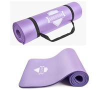 ADEPTNA Extra Thick Non-Slip Exercise Yoga Mat for Men Women Ultimate Comfort and Versatility Multi-Purpose Mat Ideal for Yoga Pilates Home Gym Exercise (PURPLE)