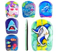 ADEPTNA Graphic Swimming Kickboard for Pool or Beach - Mini Easy Learn to Swim Float Kickboard - User age 3-12 Years