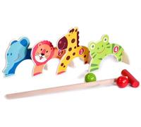 ADEPTNA Kids Animal Croquet Golf Toy Family Garden Game Set with 2 Colourful balls - Early Educational Garden Game Set