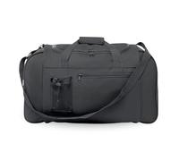 ADEPTNA Lightweight Travel Holdall Cabin Bag 47L - Foldable Gym Sports Duffle Bag with Shoulder Strap, Side Pocket & Mobile Holder Large Capacity Luggage for Travel, Gym, Camping, Shopping