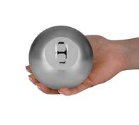 ADEPTNA Magical 8 Ball- Classic Retro Novelty Gift - Look For The Answers To Your Question With This Retro Toy (SILVER)
