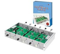 ADEPTNA Mini Desktop Table Game Portable Tabletop Pool Soccer Foosball Toy for Kids & Adults Christmas for Indoor Family Fun, Stress Relief, Parent-Child Bonding & Xmas Entertainment (FOOTBALL TABLE)