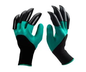 ADEPTNA Multi-Purpose Garden Claw Gloves for Digging and Planting Claws on Both hands - Waterproof and Flexible