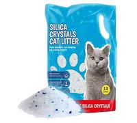 ADEPTNA Premium Silica Crystal Cat Litter - Non-Clumping, Odour Control, High Absorbency, Low Tracking - 3.8L Comfortable Biodegradable