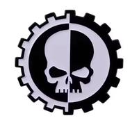 Adeptus Mechanicus Symbol Imperial Terra Cult Mechanicum Imperium Man Fantasy War Board Video Game 1.1" Enamel Pin Badge