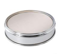 Adequate Strength Meets Functionality The 20 cm Chromed Inspection Sieve Optimized For Diverse Uses (600 Mesh)