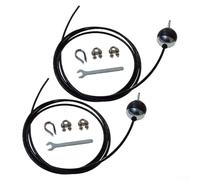 Adequately Designed 200mm Steel Wire Rope Pulley to Meet the Demands of Serious Lifters and Trainers (2PCS)
