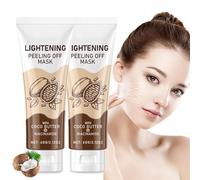 Adera Lightening Peel off Mask,Chocolate Niacinamide Peel off Mask,Adera Peel off Face Masks,Anti-Aging Exfoliating Mask,Brightening, Hydrating Peel-Off Mask (2pcs)