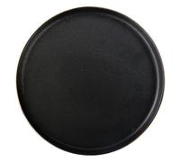 ADERFETBI Reusable Plates Japanese Plate Steak Western Home Black Frosted Flat Dinner Dinner Plate(S)
