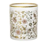 aderia Rock Glass 300ml El Dog Cat Between Arabesque Gold 6522