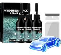 Aderpmin Glass Repair Kit, Windshield Crack Repair Kit, Quick-Glass Repair Liquid, for Chips Cracks, Car Windshield Crack Repair Kit (1)