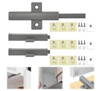 ADERTOS 3 Pack Push to Open Door Catches Heavy Duty Push to Open Magnetic Door Catch Door Push Opener Latch Touch Open Door Closing for Kitchen Cupboards Closet Wardrobe Closure, 45 N Spring Release