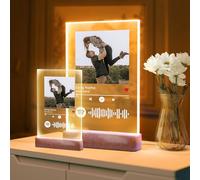 AdesiivoStudio Personalized Spotify Plate - Custom Photo Lamp - Original Gifts for Men & Women - Home Decor - Living Room & Bedroom