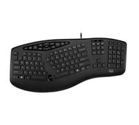 Adesso AKB-160UB-UK Full-size (100%) Wired USB Membrane QWERTY Black