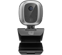 Adesso Webcam CyberTrack M1 - 1080P USB H.264 Fixed-Focus, AI Motion/Facial Tracking, Black/Silver
