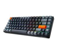 ADESSO EasyTouch 1000 Wired/Wireless/Bluetooth Multi-OS Illuminated Mechanical VIA Mini Keyboard with Copilot Ai Hotkey