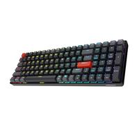 ADESSO EasyTouch 1200 Wired/Wireless/Bluetooth Multi-OS Illuminated Mechanical VIA Mini Keyboard with Copilot Ai Hotkey