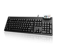 ADESSO EasyTouch 630SB-TAA Smart Card Reader Keyboard with Large Print Keys, Made in Taiwan, (TAA Compliant)