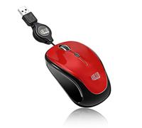 Adesso Ergonomic iMouse S8 - Retractable Optical USB Mouse