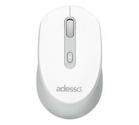Adesso iMouse A30 Wireless Mouse with AI Copilot Button 2.4GHz USB Dongle 1200 DPI Left and Right Hand Design (White)