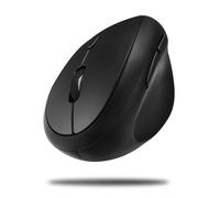 Adesso IMOUSE V10 WRLS VERTICAL ERGONOMIC MOUSE BLK OPTICAL 30 FT RANGE, Black