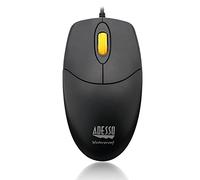 Adesso Mouse iMouse W3 - Ambidextrous USB Type-A Optical 1000 DPI Waterproof, Magnetic Scroll Wheel