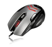 Adesso iMouse X1, the Multi-Color 6-Button Gaming Mouse (Red)