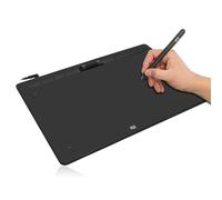 Adesso Large Graphics Drawing Tablet Pad 12 x 7 Inch 8192 Levels Battery-Free Pen, 8 Customizable Keys with Scroll Wheels, Compatible with PC/Mac/Android OS for Painting, Design & Online Teaching