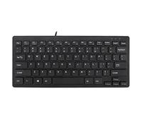 Adesso Natural Ergonomic AKB-111UB SlimTouch Mini Keyboard, Black