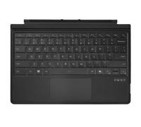ADESSO Surface Pro Case with Bluetooth Keyboard and Touchpad Slim Quiet Fast Scissor Switch Keys Faux Suede and Leather Cover for Surface Pro 3 4 5 6 7 Ultra Slim Aluminum