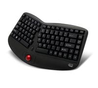 Adesso Tru-Form Media 3150 - 2.4 GHz Wireless Ergo Trackball Keyboard