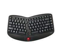 Adesso Tru-Form Media 3150 - 2.4 GHz Wireless Ergo Trackball Keyboard