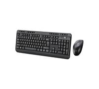 Adesso WKB-1320CB-UK keyboard Mouse included Home RF Wireless QWERTY UK English Black