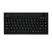 ADESSO WKB-3100UB Wireless Mini Trackball Keyboard - Compact 87-Key Layout, Built-in 800 DPI Optical Trackball, 24GHz RF Wireless Technology, USB Interface, 30-Foot Range