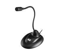 Adesso Xtream M1 Wired Condenser Microphone - 6 ft - 20 Hz to 20 kHz - 680 Ohm -38 dB - Omni-Directional - Gooseneck, Desktop - USB
