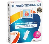 ADESTE Thyroid Testing Kit | Thyroid Test Kit at Home CE Certified | Result in 10 Minutes | Clinical Accuracy 98.2% | Easy to Use | 2 Pack Tests