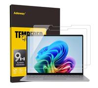 Adeway Tempered Glass Screen Protector for Surface Laptop 13 Inch (2025), Anti-Scratch, HD Clarity, Fingerprint Resistant, Easy to Apply, Full Screen Coverage for Surface Laptop 13-inch