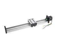Adfaga 0808 Screw Linear Stage Actuator with Nema17 Stepper Motor High Precision Aluminum Alloy Sliding Table 200mm Stroke for CNC 3D Printer Automation Equipment (0808 Screw (Effective Range 600mm))