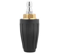 Adfaga 1/4 Inch Quick Connect High Pressure Washer Turbo Nozzle 3600PSI Heavy Duty Rotating Spray Tip for Driveway Patio Sidewalk Cleaning Brass Ceramic Construction (040 Hole)