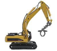 Adfaga 1:50 Scale Premium Alloy Timber Grab Model High Simulation Engineering Construction Vehicle for Boys Collectors Detailed Metal Car with Movable Parts