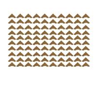 Adfaga 100PCS Bronze Vintage Metal Book Corners Protective Iron Photo Corners for Scrapbooking Albums Card Making DIY Craft Stationery Size 25x4mm Durable Reusable