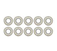 Adfaga 10Pcs 6202Z Ball Bearings High Precision Deep Groove Radial Miniature Roller Bearings Industrial Grade For Reduction Gears Papermaking Machinery 35mm Outer Diameter