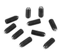 Adfaga 10PCS M8 Hex Socket Carbon Steel Ball Spring Plungers Set Durable Spring Loaded Ball Plungers for Mechanical Devices Industrial Machinery Molds and Clamps with Precise Posit (M8*20(10PCS))