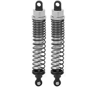 Adfaga 110mm Full Metal Adjustable RC Shock Absorber Damper Spring Suspension Kit for Slash 2WD High Performance Durable Racing Car Upgrade Parts Set of 2 (Silver)