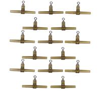 Adfaga 15PCS Anti Sleeves Side Bend with Swivel Carp Hook Link Helicopter Rig for Carp Fishing Green Plastic Stainless Steel Durable Fishing Accessories