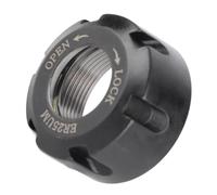 Adfaga 1PCS ER25UM Dynamic Balancing Collet Nut Metal Chuck Holder Black Oxide Finish Precision Ground for ER25 Tool Handles Lathe Work 42CrMo Material 4.5x4.5x2.5cm Strong Clampin (M32*1.5)